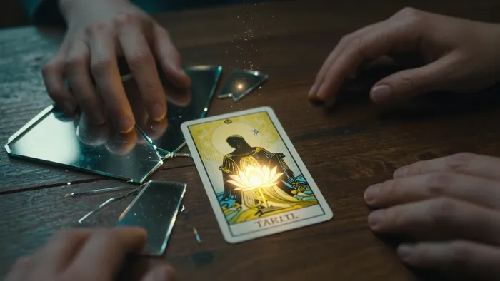 Иллюстрация к статье: Исцеление значение аркана: как Таро помогает интегрировать Тень и найти целостность