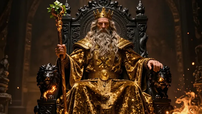 Иллюстрация к статье: Король Жезлов: искусство управления внутренним огнем и чтение поля