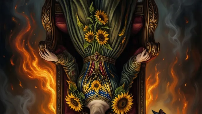 Королева Жезлов перевернутая: когда внутренний огонь гаснет