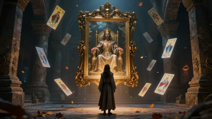 Иллюстрация к статье: Маски Облика: Как архетип Эго отражается в зеркалах Таро