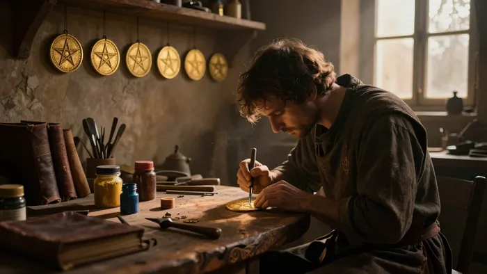 Мастерство в тишине: как медитация на Восьмерку Пентаклей меняет восприятие реальности