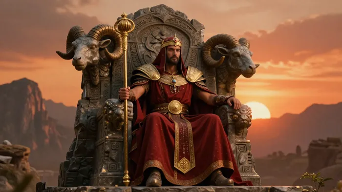 Иллюстрация к статье: Медитация на аркан Император: как обрести внутренний стержень и взять жизнь под контроль