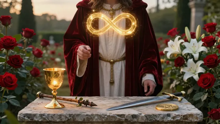 Иллюстрация к статье: Медитация на аркан Маг: Как пробудить внутреннего демиурга и переписать сценарий реальности