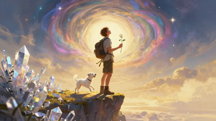 Иллюстрация к статье: Медитация на аркан Шут: как научиться доверять пустоте и слышать поле