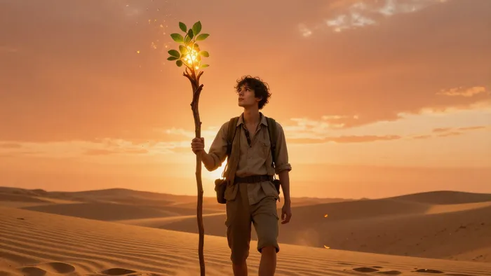 Иллюстрация к статье: Медитация на Паж Жезлов: как разбудить в себе искру и научиться слышать голос поля