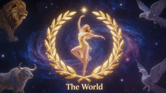 Иллюстрация к статье: Мир как состояние целостности: почему мы ищем завершенность и как Аркан Мир помогает её обрести