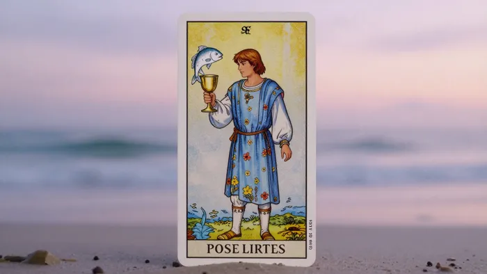 Иллюстрация к статье: Паж Кубков в сочетании с картами Таро: магия первого импульса и послания интуиции