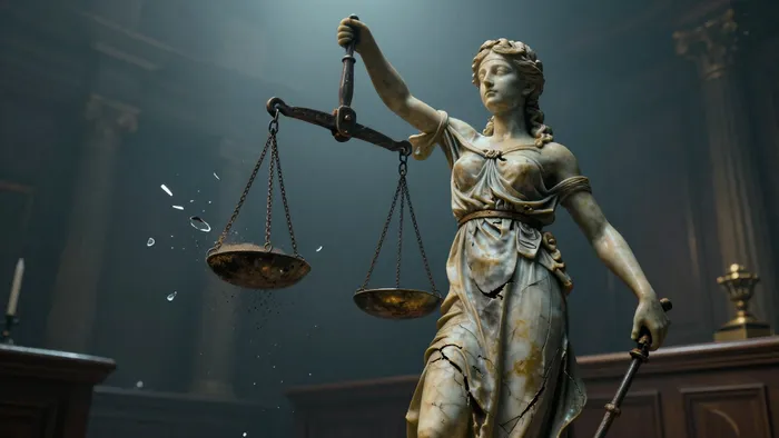 Иллюстрация к статье: Перевернутая Справедливость: Когда зеркало кармы дает трещину