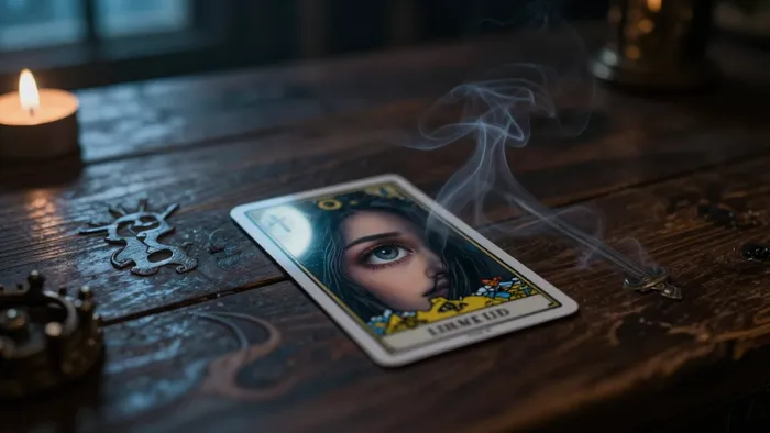Иллюстрация к статье: Проекция через призму Таро: Как карты читают нас раньше, чем мы их