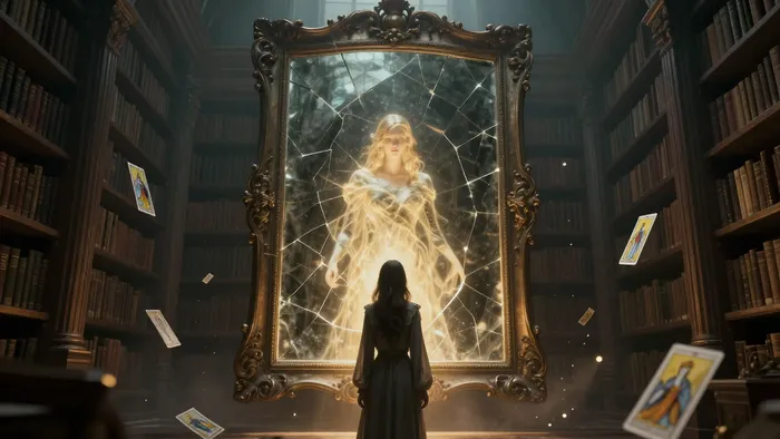 Иллюстрация к статье: Путешествие к центру себя: искусство глубокого самопознания через символы и тишину