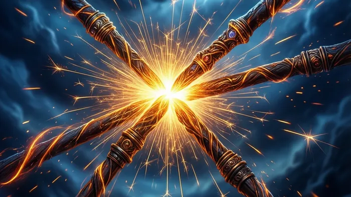 Пятерка Жезлов Таро: Когда Конфликт Становится Топливом