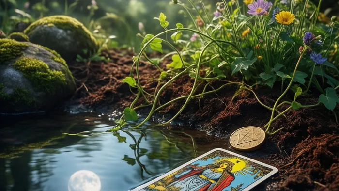 Рак и Май в Таро: Глубины Воды под Солнцем Тельца