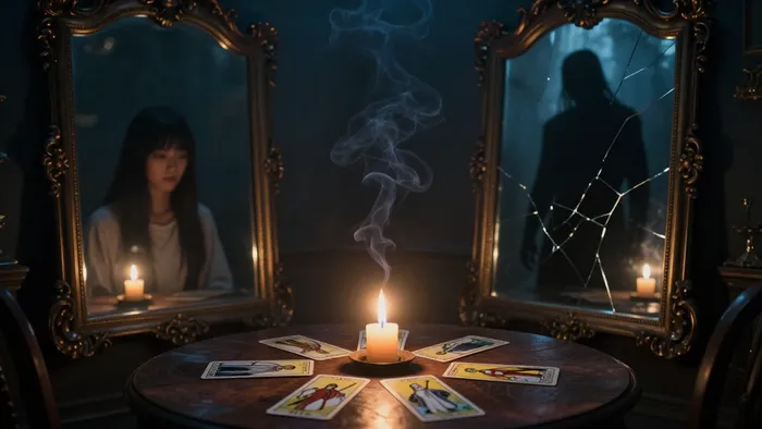 Иллюстрация к статье: Расклад «Слепое пятно» в Таро: как увидеть то, что скрыто от ваших глаз