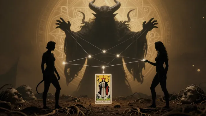 Иллюстрация к статье: Расстановки по Хеллингеру и Дьявол: Теневые узы родовой системы