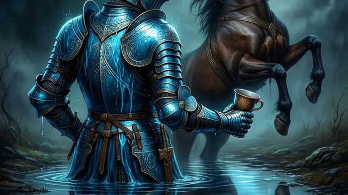 Рыцарь Кубков Перевернутый: Когда Романтика Оборачивается Лицемерием