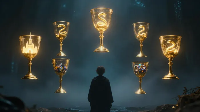 Иллюстрация к статье: Семерка Кубков на деньги: почему вы видите золото там, где его нет?