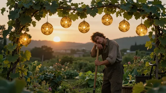 Иллюстрация к статье: Семерка Пентаклей: Магия терпения и искусство ждать своего урожая