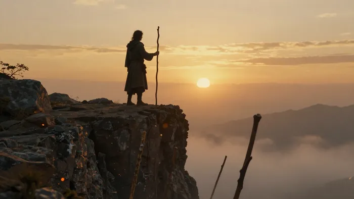 Иллюстрация к статье: Семерка Жезлов как карта дня: как выстоять, когда мир проверяет вас на прочность