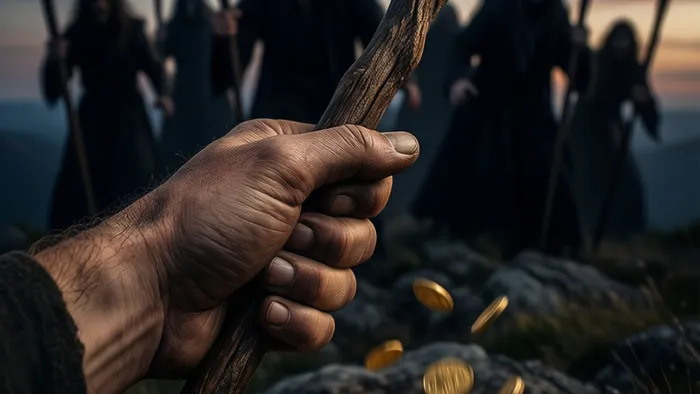 Семерка Жезлов на деньги в Таро: Когда защита превращается в препятствие