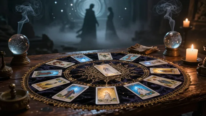 Иллюстрация к статье: Шепот Вечности: Тайные Смыслы Расклада на Спутника Жизни