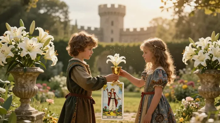 Иллюстрация к статье: Шестерка Кубков: Почему мы всегда возвращаемся в «тихую гавань» прошлого