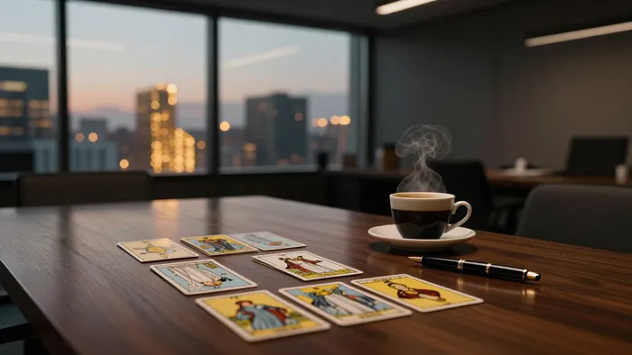 Иллюстрация к статье: Стратегия невидимого: как Таро помогает подготовиться к решающей встрече