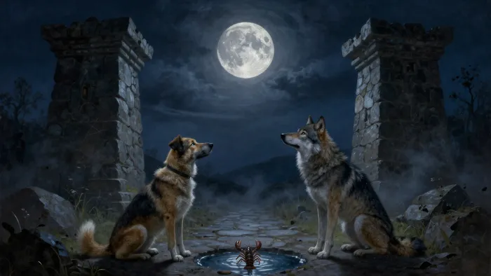 Иллюстрация к статье: Сумерки души: Архетип Луны в юнгианской психологии и практике Таро