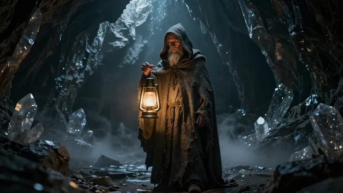 Иллюстрация к статье: Свет в пещере: как аркан Отшельник помогает пережить психотравму