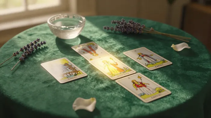 Иллюстрация к статье: Таинство ожидания: как читать расклад Таро на беременность и не ошибиться в поле