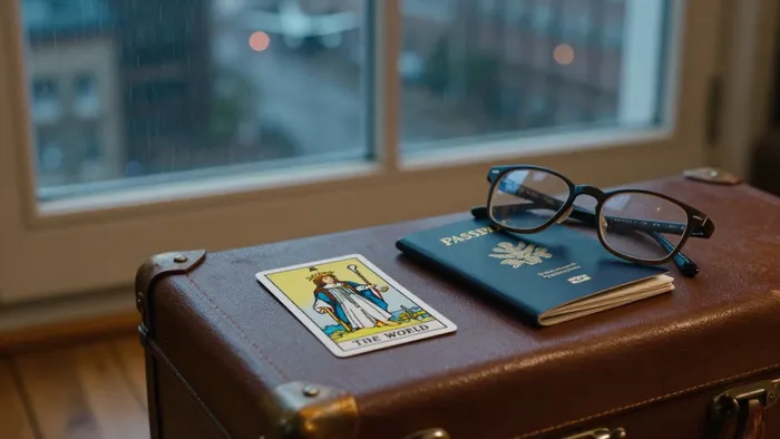 Иллюстрация к статье: Таро и переезд за рубеж: как карты помогают предсказать успех эмиграции