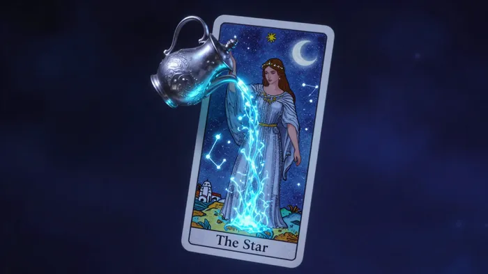 Таро и цвет Водолея: Почему аркан Звезда светится электрическим синим