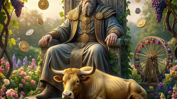 Телец и Таро: Плотская Мудрость и Незыблемый Фундамент