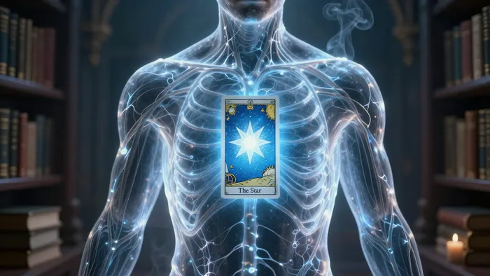 Иллюстрация к статье: Тело говорит Арканами: как Таро помогает расшифровать психосоматические узлы