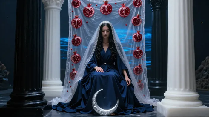 Иллюстрация к статье: Терапевтическая сказка Жрица: Путешествие за завесу собственного «Я»