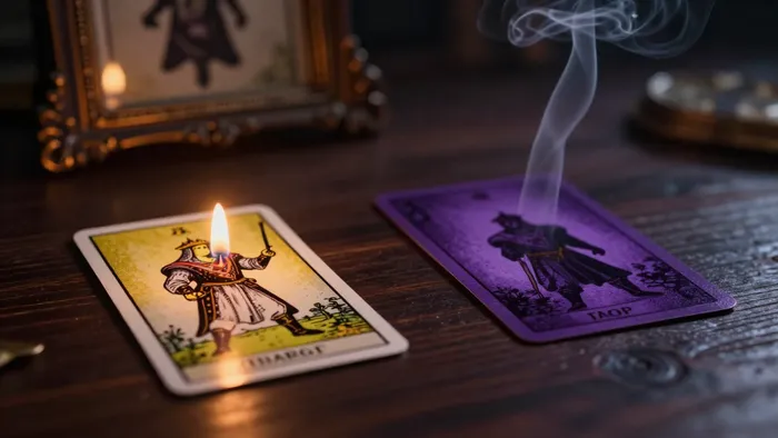 Иллюстрация к статье: Толкование расклада на врага: Как читать поле конфликта без иллюзий