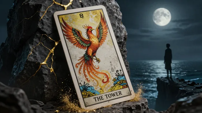 Иллюстрация к статье: Травма в зеркале Таро: Как арканы проявляют скрытые раны души