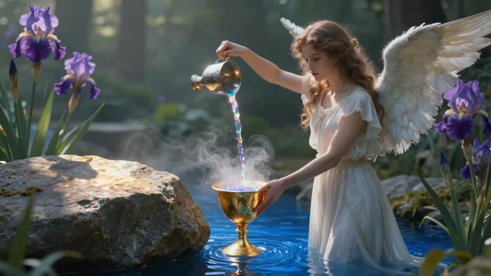 Иллюстрация к статье: Умеренность: Терапевтическая сказка о внутреннем алхимике и искусстве баланса