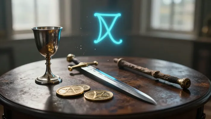 Иллюстрация к статье: Упражнение с картой Маг: Как превратить намерение в реальность через работу с полем