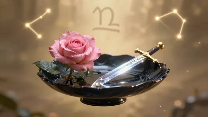 Иллюстрация к статье: Весы и Таро: Тайная механика равновесия и прогноз через призму арканов