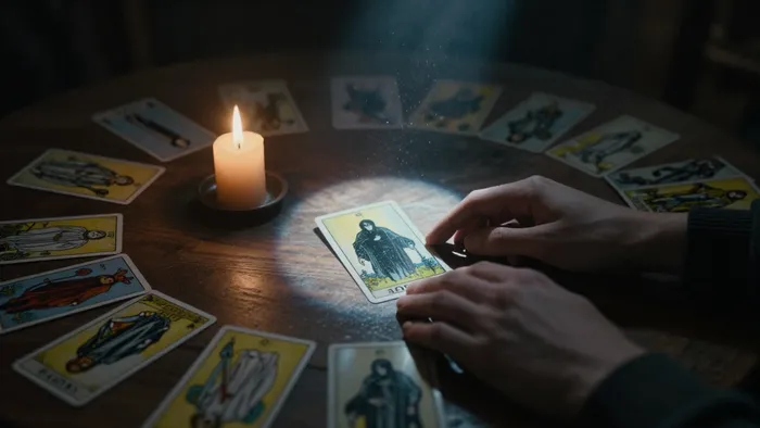 Иллюстрация к статье: Вина под микроскопом: Психологический расклад Таро на работу с Тенью