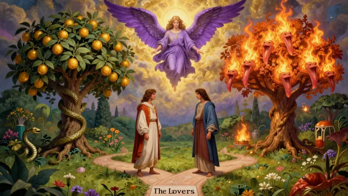 Влюбленные в Таро: искусство выбора, когда сердце и разум спорят