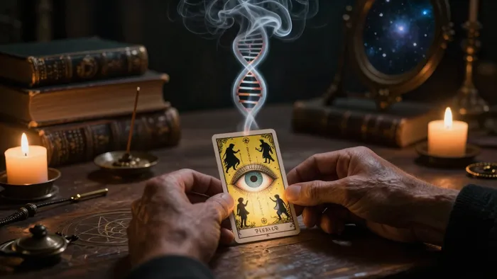 Иллюстрация к статье: Зеркало Самости: Как Таро ведет нас по тропам Юнгианской души